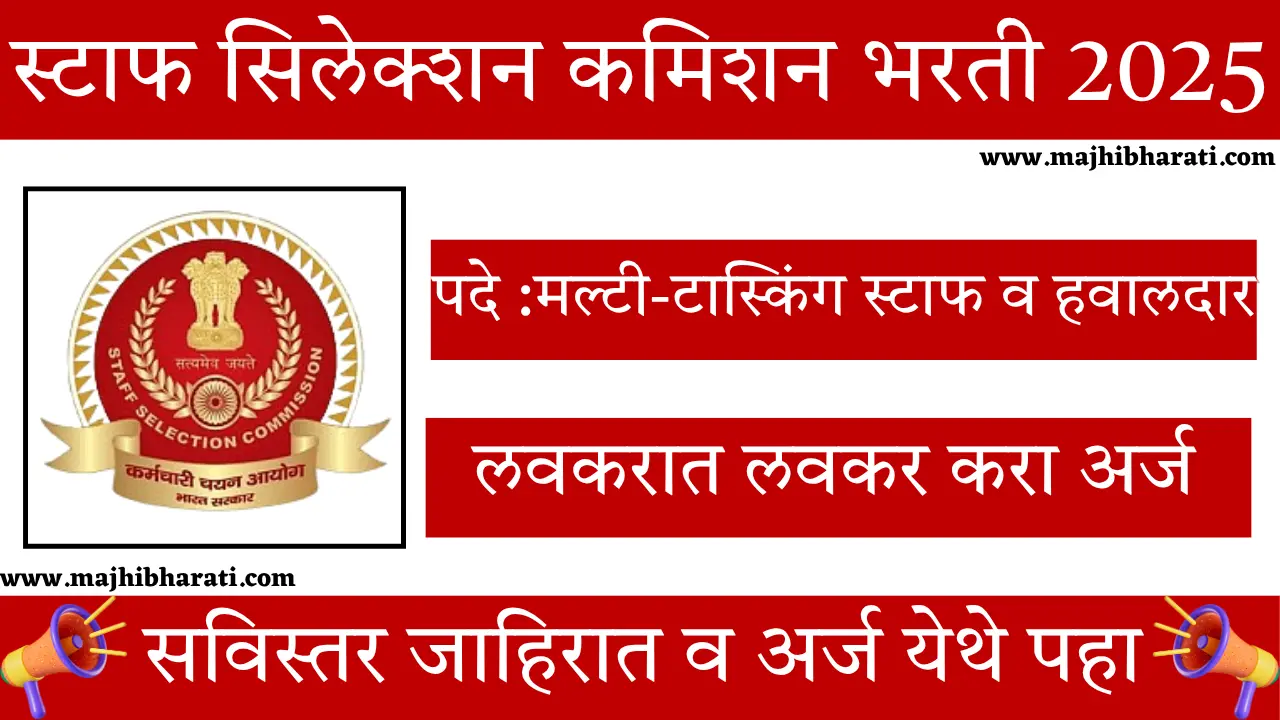 SSC MTS And Havaldar Recruitment 2025