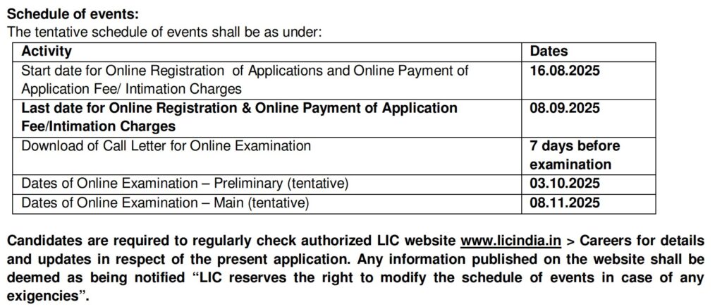 LIC AAO Notification 2025 | भारतीय जीवन विमा निगम अंतर्गत नवीन भरती जाहीर, अर्ज प्रक्रिया पूर्णपणे ऑनलाईन, आजच अर्ज करा! 2 LIC AAO Notification 2025 1